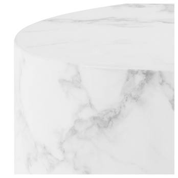 Súprava konferenčných stolíkov MICE biely mramor, 2 ks 3