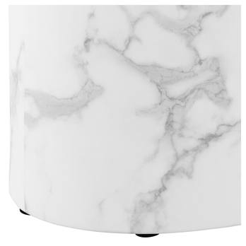 Súprava konferenčných stolíkov MICE biely mramor, 2 ks 7