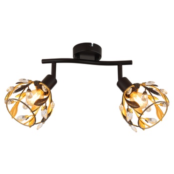 Bodové svietidlo MIKA 2 čierna/zlatá 3