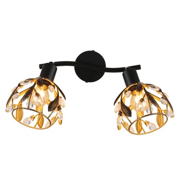 Bodové svietidlo MIKA 2 čierna/zlatá 4