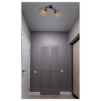 Bodové svietidlo MIKA 2 čierna/zlatá 1