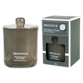 Vonná sviečka s viečkom MILA čierne korenie a vetiver, 180 g 3