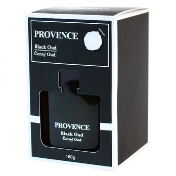 Vonná sviečka s viečkom MILA čierny oud, 180 g 2