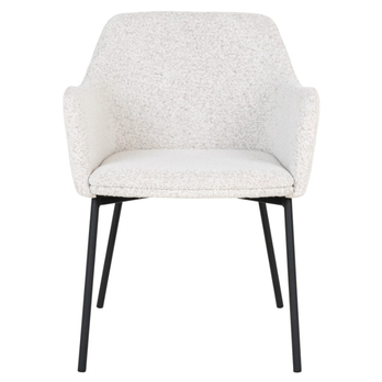 Jedálenská stolička MILALLO biela/čierna 3