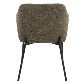 Jedálenská stolička MILALLO hnedá/čierna 3