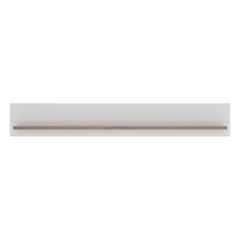 Polica MILANO alpská biela/dub sanremo, šírka 165 cm 2