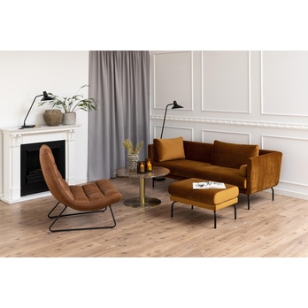 Kreslo MILFORD hnedá 2