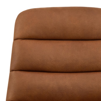 Jedálenská stolička MILFORD koňaková/matná čierna 6