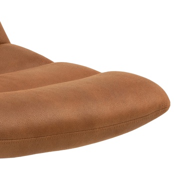 Jedálenská stolička MILFORD koňaková/matná čierna 7