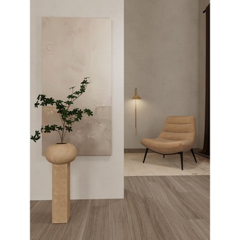 Kreslo MILFORD tmavobéžová 1