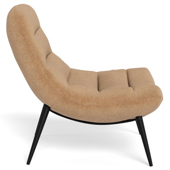 Kreslo MILFORD tmavobéžová 4