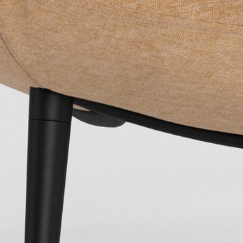 Kreslo MILFORD tmavobéžová 6