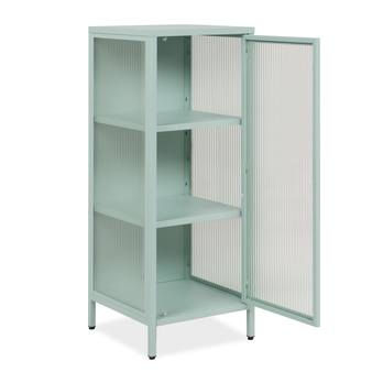 Vitrína MILTON I svetlozelená 2