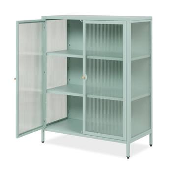 Vitrína MILTON II svetlozelená 2