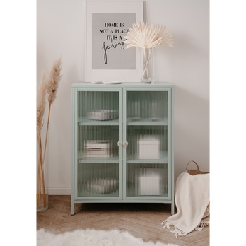 Vitrína MILTON II svetlozelená 5