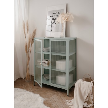 Vitrína MILTON II svetlozelená 7