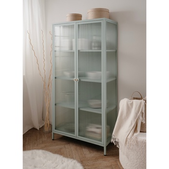 Vitrína MILTON III svetlozelená 1