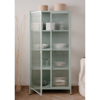 Vitrína MILTON III svetlozelená 7