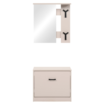 Predsieňová zostava MINELI béžová 2