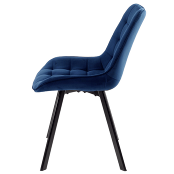 Jedálenská stolička MINERVA I modrá 2