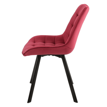 Jedálenská stolička MINERVA I červená 2
