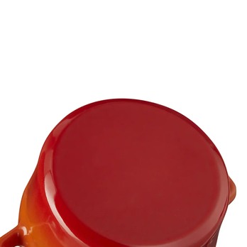 Liatinový hrniec MINI OPUS oranžová, priemer 10 cm 6