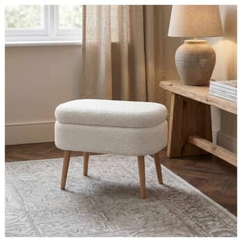 Taburet MINI OSLO 3 biela 1