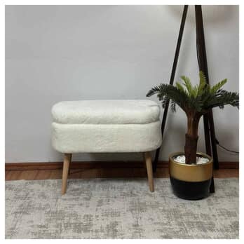 Taburet MINI OSLO 3 biela 4