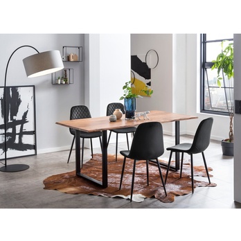 Jedálenská stolička MIRA S čierna 1