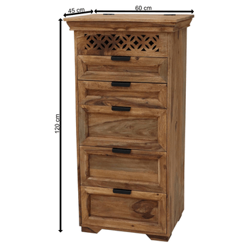 Komoda MIRANA 60 II palisandr 5