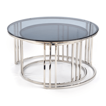 Konferenčný stolík MIRCERY dymová, sada 2 ks 2