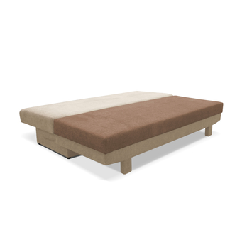 Pohovka MIRELIA hnedá/béžová 1