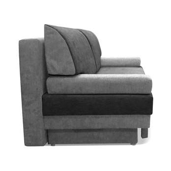 Pohovka MIRELIA čierna/sivá 2