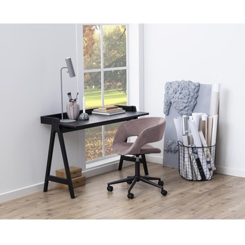 Kancelársky stôl MISO čierna/matná čierna 1