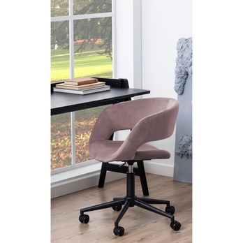 Kancelársky stôl MISO čierna/matná čierna 4