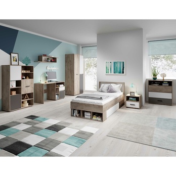 Posteľ  MITO MI6 dub endgrein, 90x200 cm 4