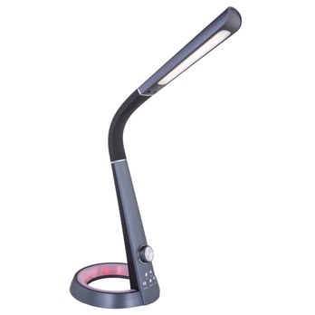 Stolná LED RGB lampa MITTO čierna 7