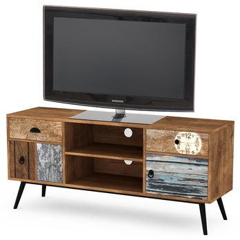 TV komoda MIZU dub wotan/viacfarebná 1