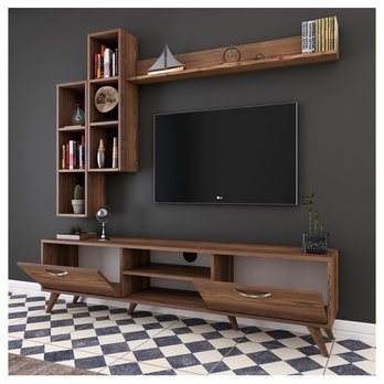 Obývacia stena MODE orech 2