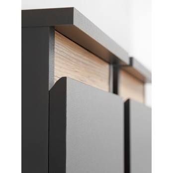 Obývacia stena MODO dub wotan/antracitová 7