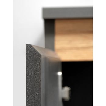 Obývacia stena MODO dub wotan/antracitová 9