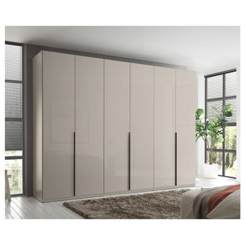 Šatníková skriňa MOLEO 2 kašmírová/kašmírová vysoký lesk 1