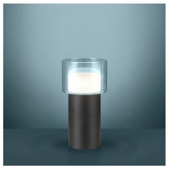 Stolná LED lampa MOLINEROS čierna/biela 1