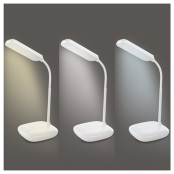 Stolná LED lampa MOLLY biela 19