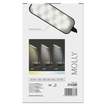Stolná LED lampa MOLLY čierna 17