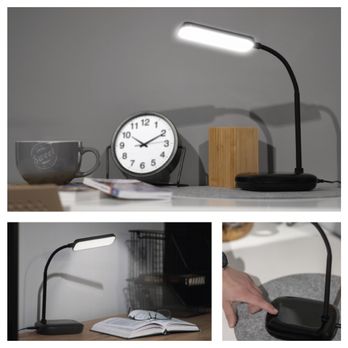 Stolná LED lampa MOLLY čierna 20