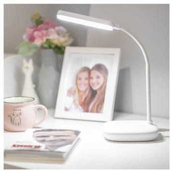 Stolná LED lampa MOLLY biela 1