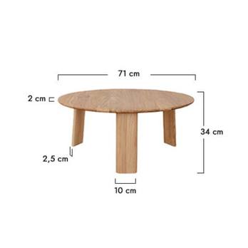 Konferenčný stolík MON 3 dub, 71 cm 13