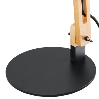 Stolná lampa MONA svetlé drevo/kov 5