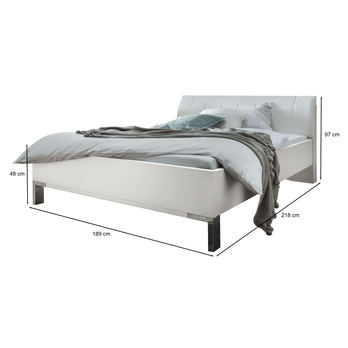 Posteľ MONACO IV biela, 180x200 cm 4